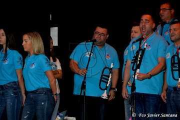 Presentación con éxito de la murga teldense Las Golisnionas (Foto Francisco Javier Santana)
